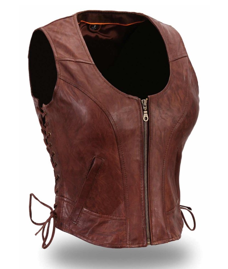 Жилетка из кожи