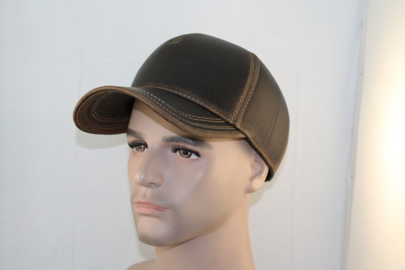 Кожаная Советская кепка