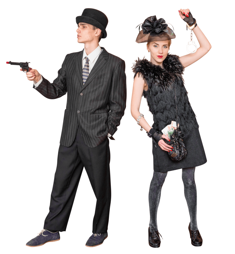 Стиль мафия Чикаго гангстеры