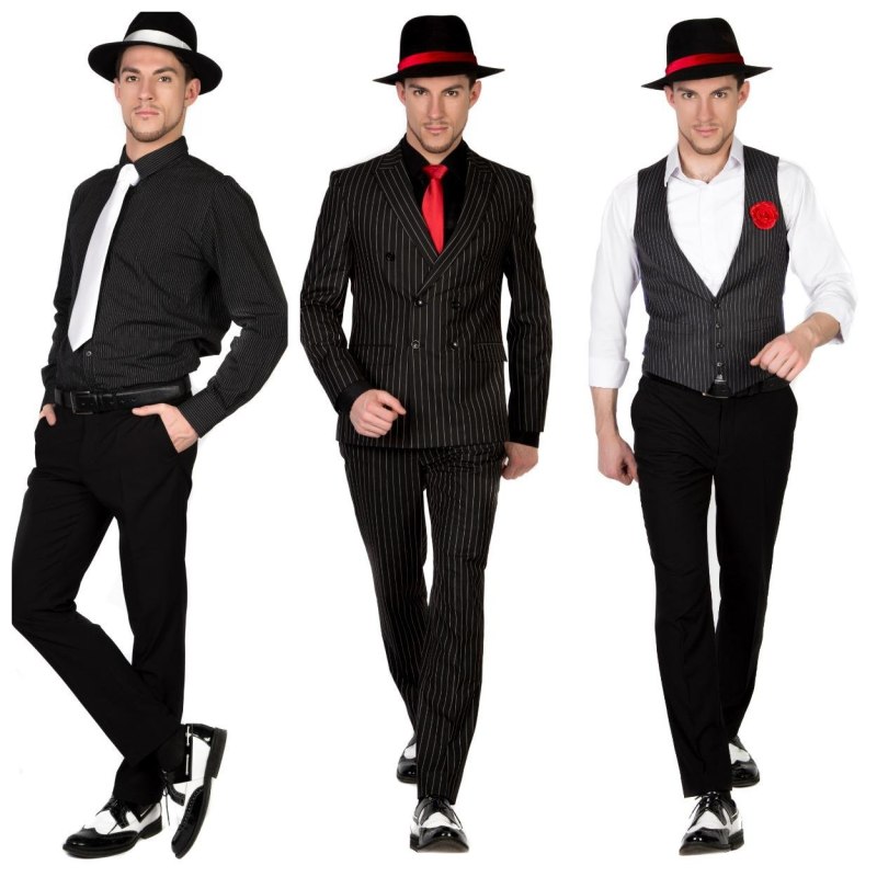 Костюм гангстера Чикаго 30х