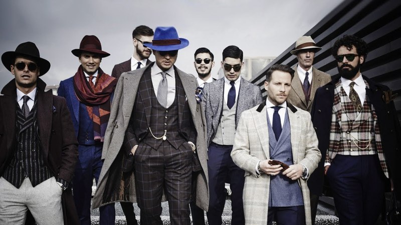 Одежда мужчин разных годов