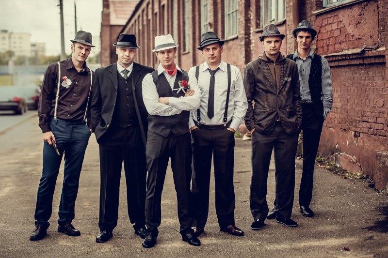 Стиль мафия Чикаго гангстеры