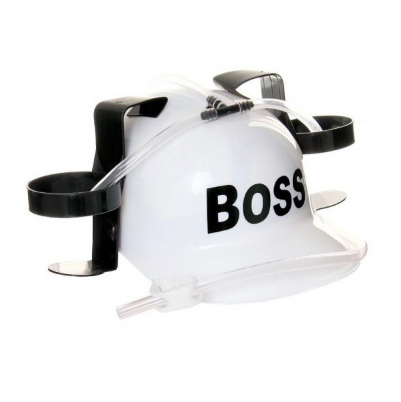 Каска с подставкой под банки