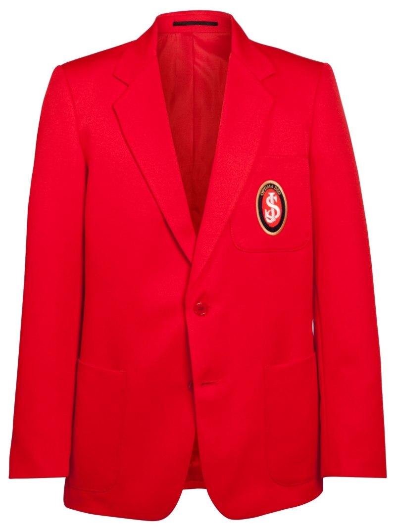 Красный пиджак для девочки