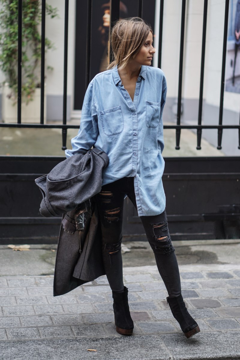 Рубашка Oversized Street Style