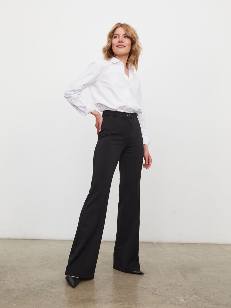 Широкие классические брюки