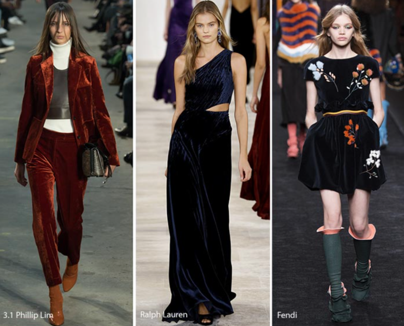 Платья из бархата подиум