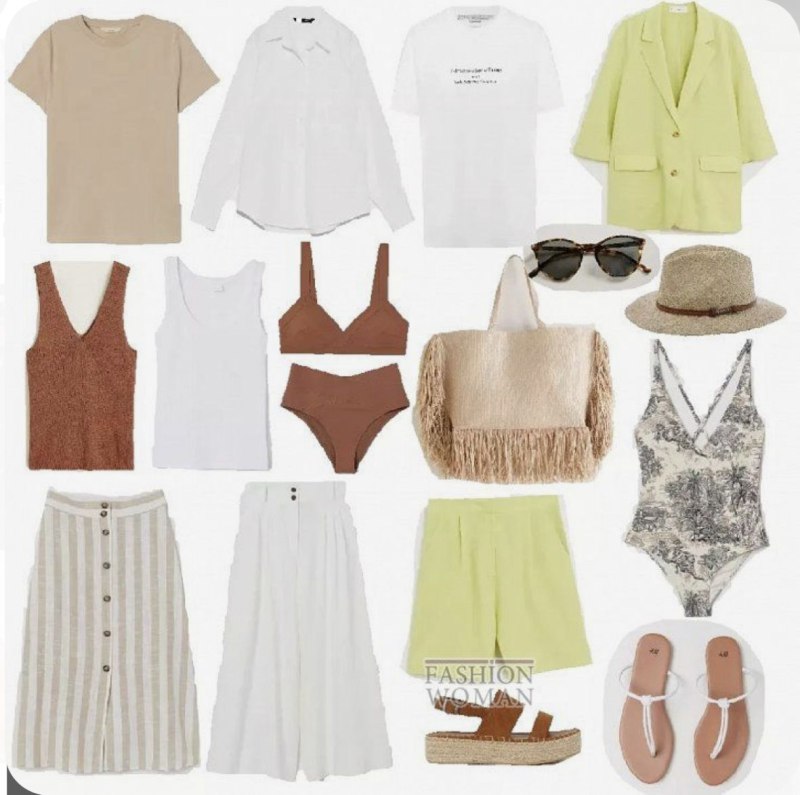 Базовый капсульный гардероб лето 2022