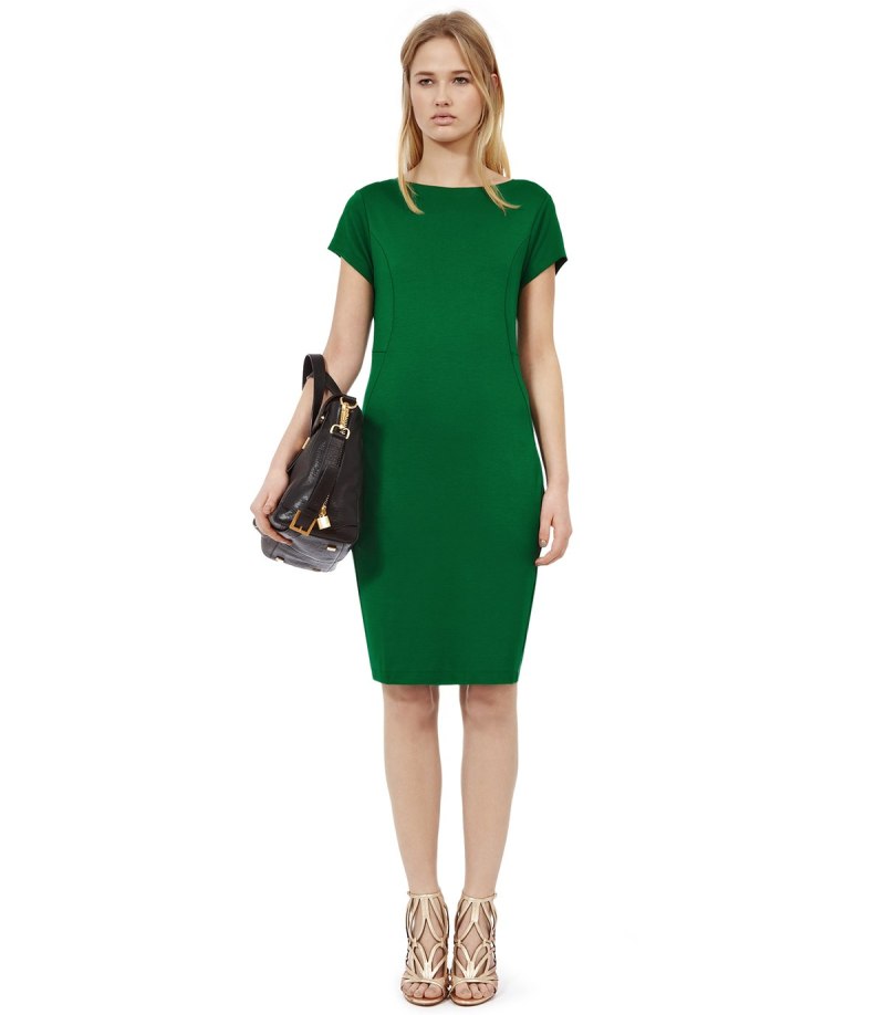 Платье зеленое Reiss