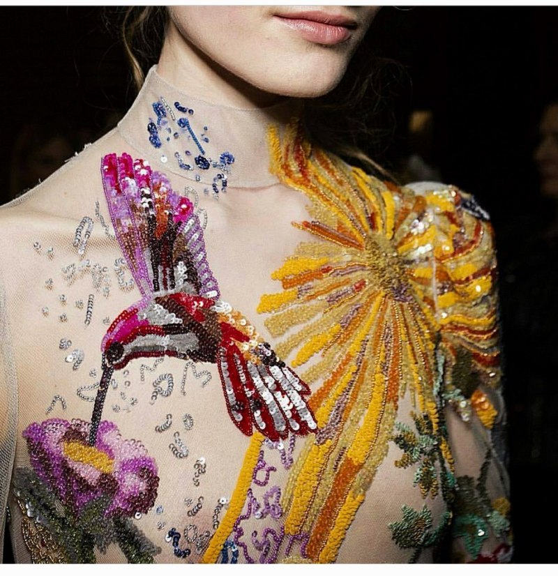 Вышивка Макквин Александр Маккуин