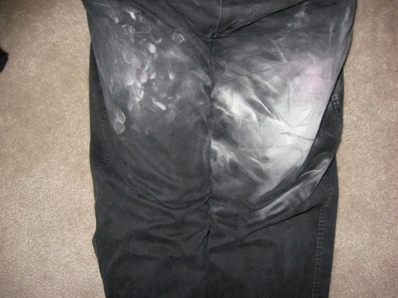 Зимние штаны порванные