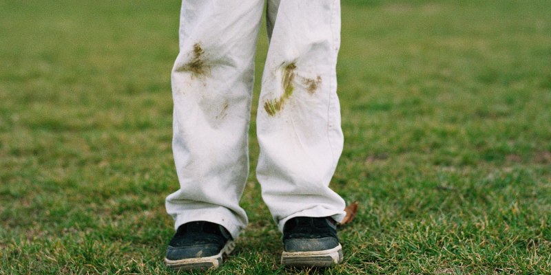 Пятна от травы на одежде