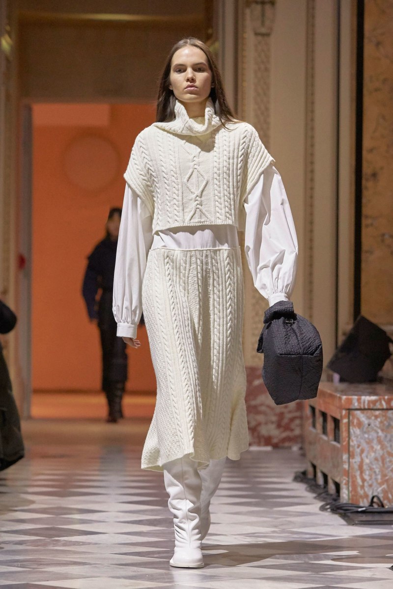 Вязаные вещи с подиума