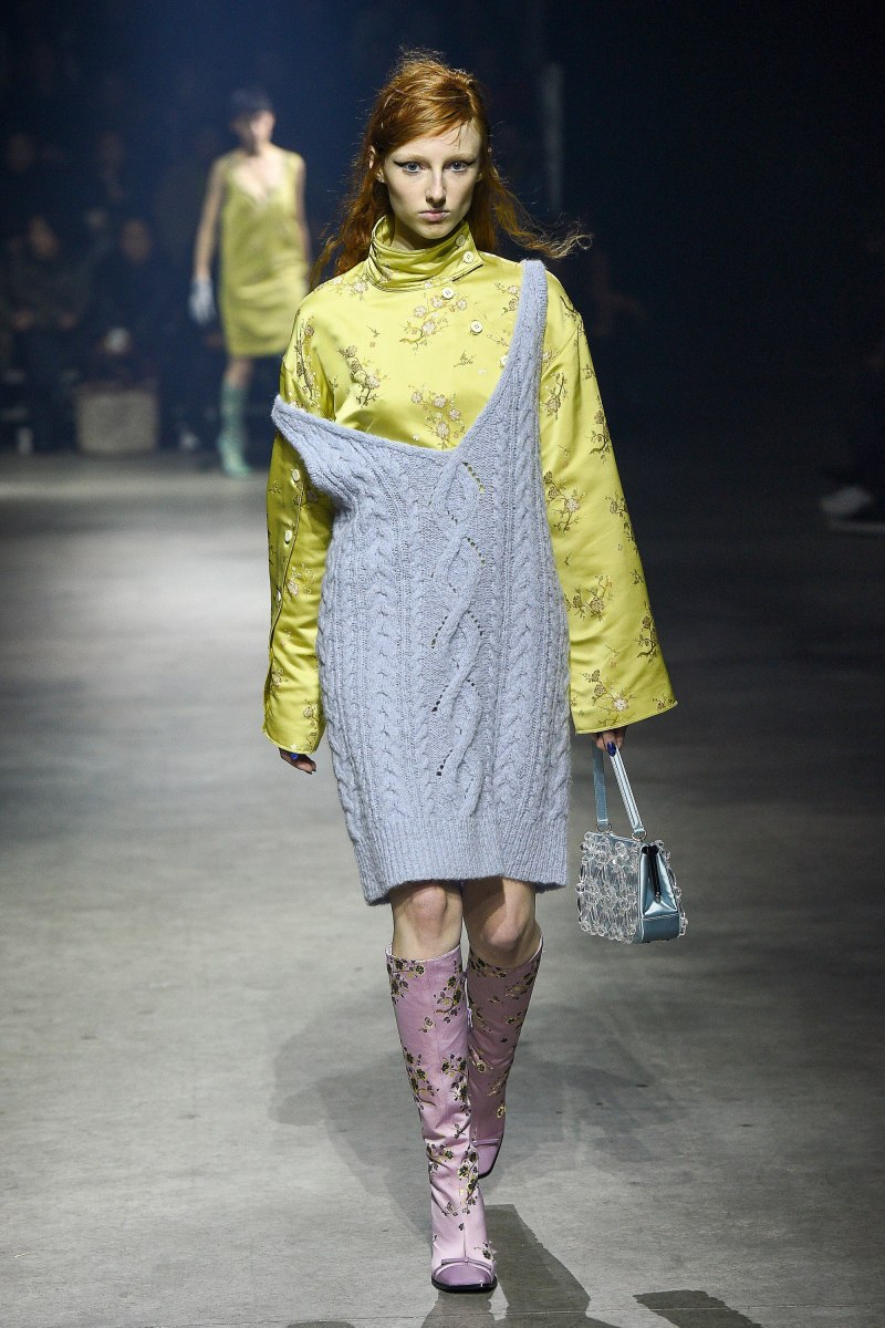 Вязаные вещи в современной моде