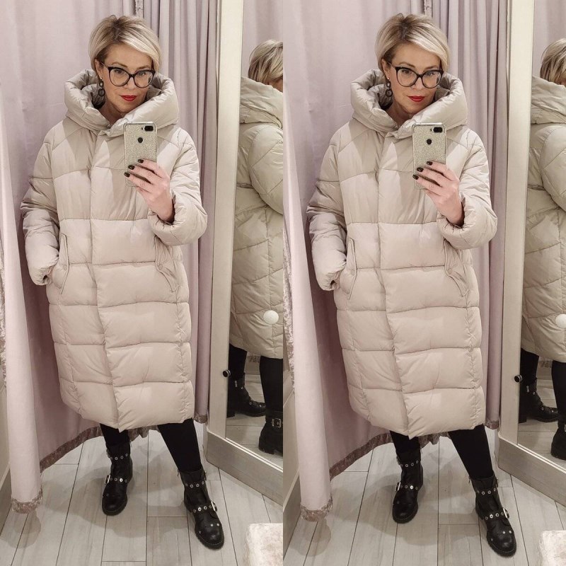 Пуховики тренд 2023г