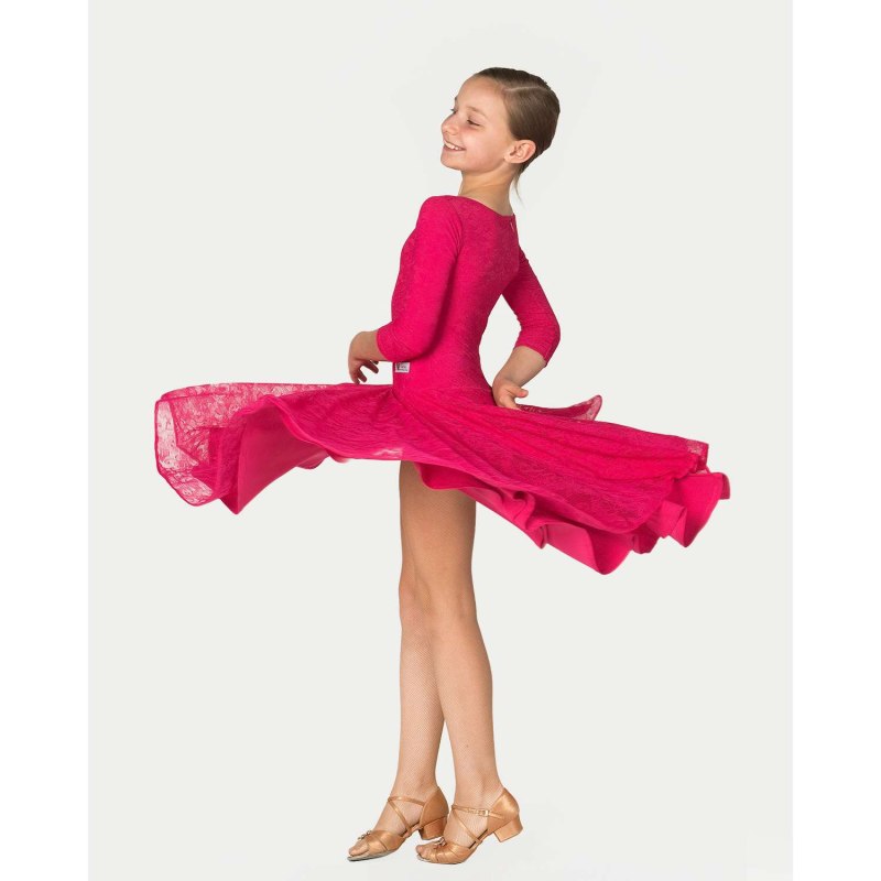 Платья для спортивных бальных танцев для девочек