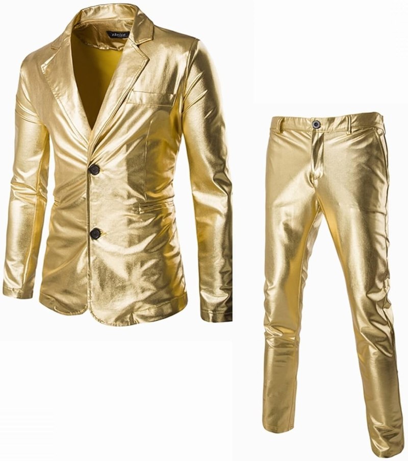 Блестящий костюм мужской