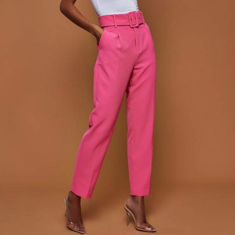 Брюки с высокой талией женские