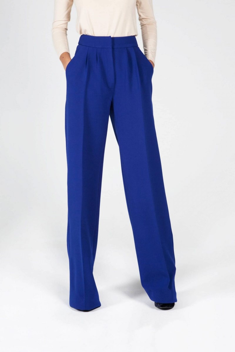 Прямые широкие брюки женские