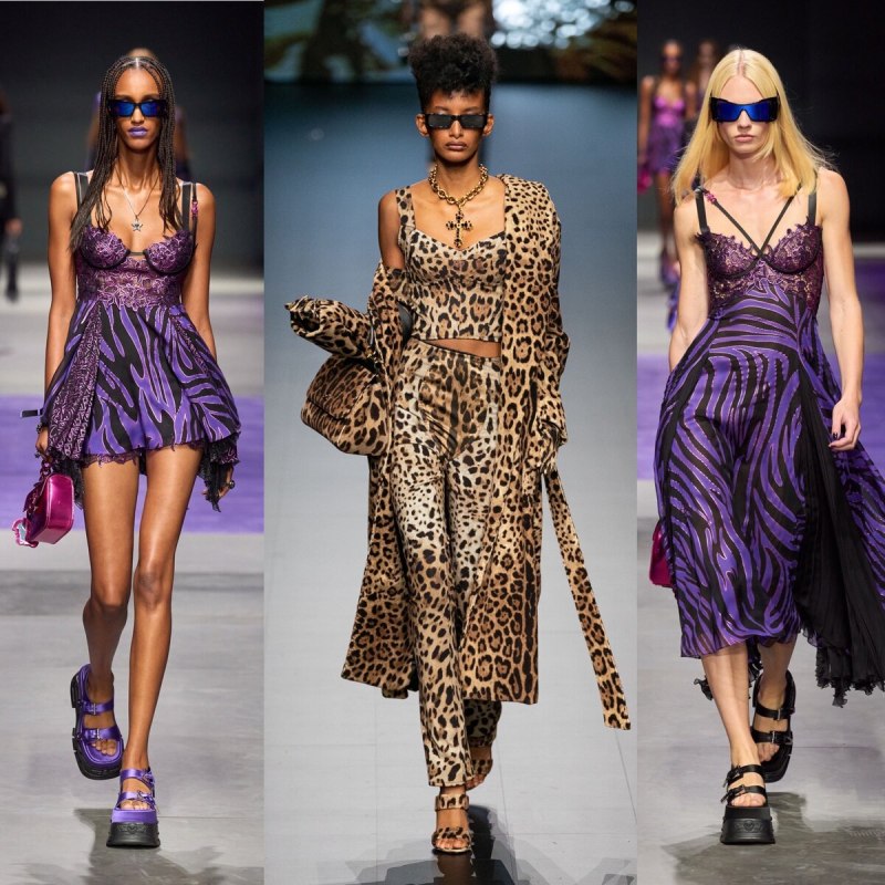 Показ Версаче 1990