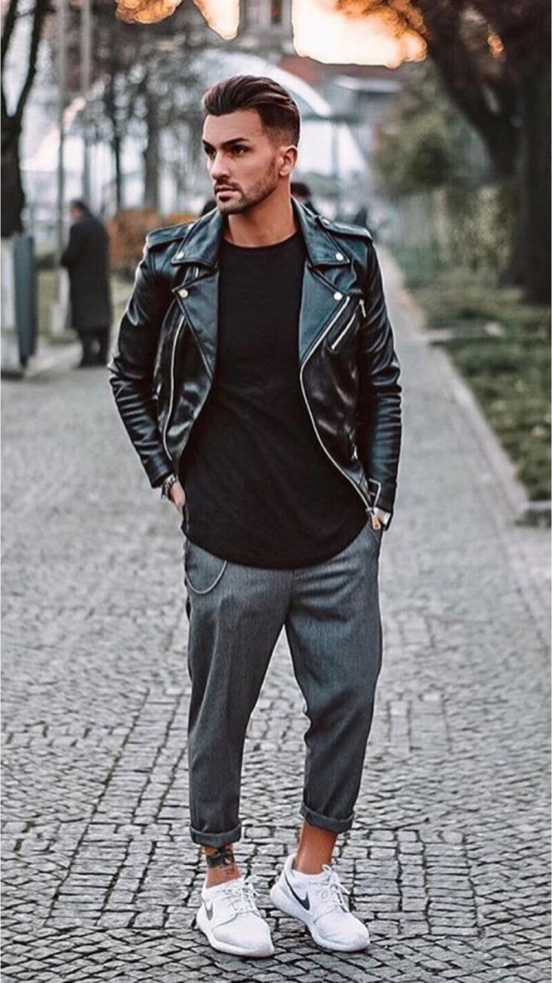 Кожаная куртка Castro men
