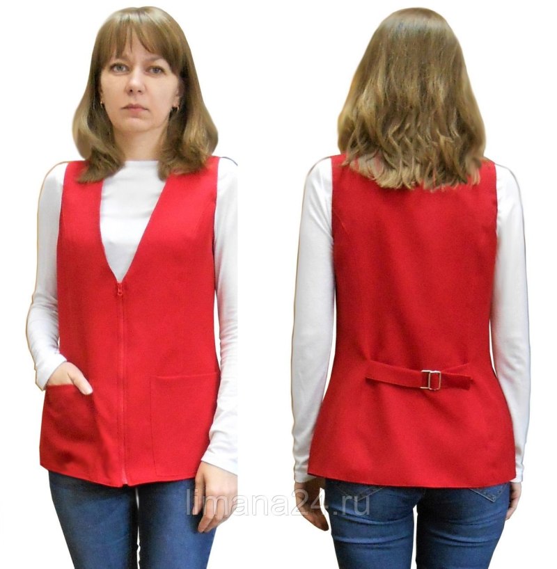 Жилет "KV+" летний женский (Red) 143.03
