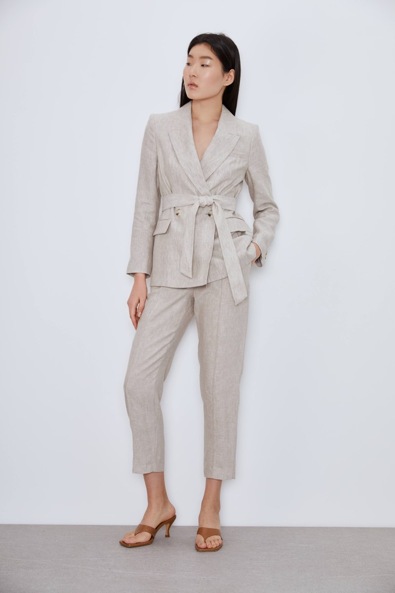 Льняные брюки Lime