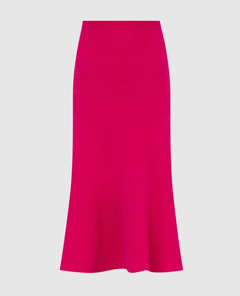 Юбка малинового цвета