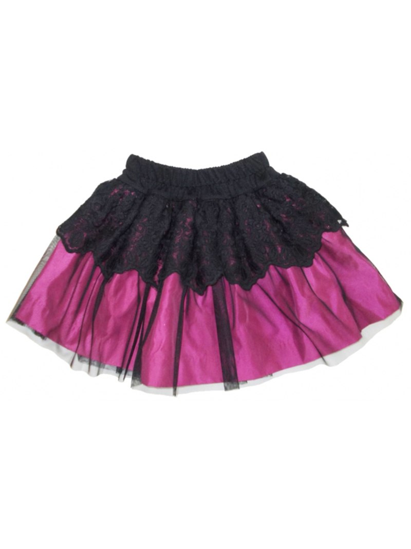 Малиновая юбка для девочки