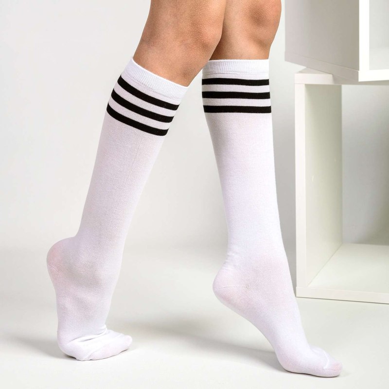 Гольфы однотонные белые