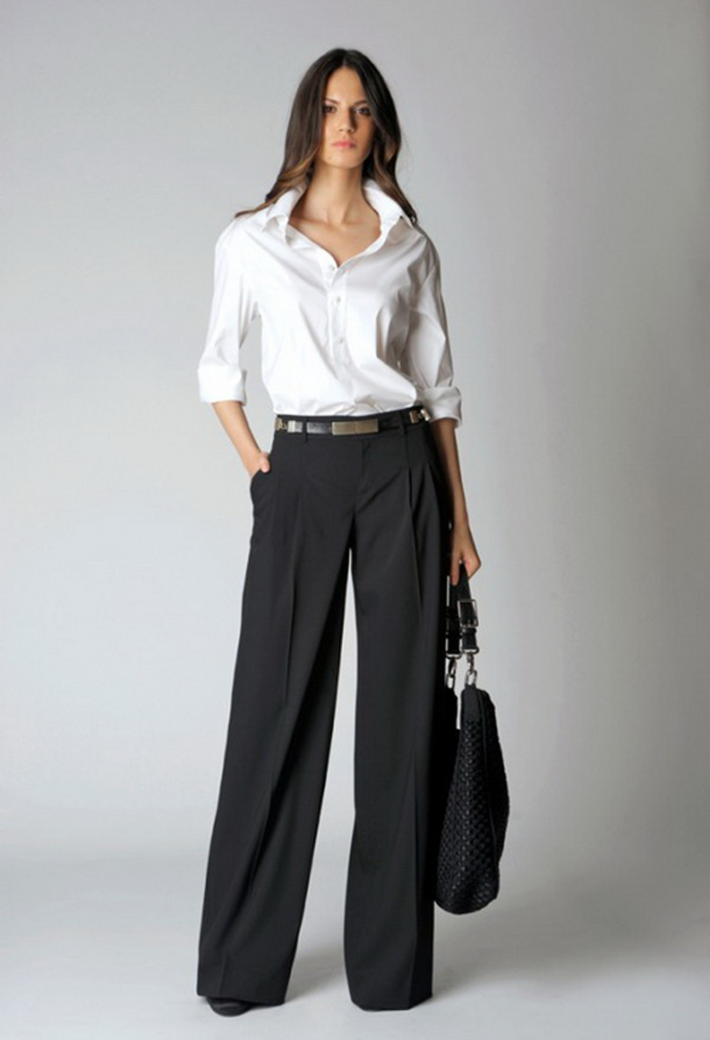 Брюки в стиле Марлен Дитрих