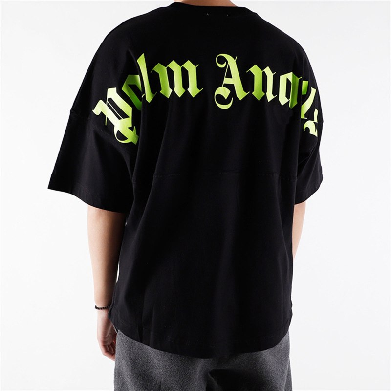 Palm Angels футболка мужская черная