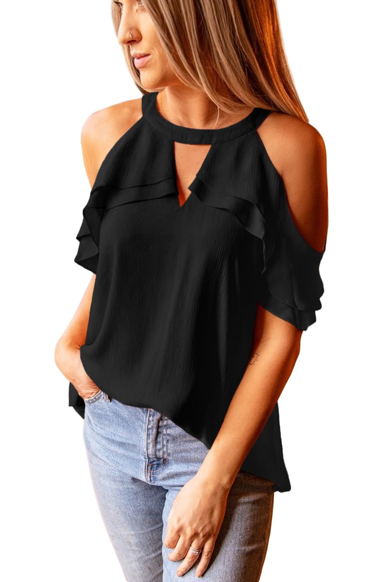 Блузка с вырезом