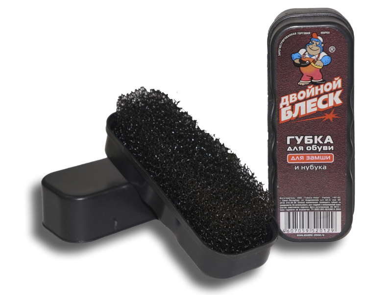 Губка для обуви Хозяюшка Мила мини1шт замши и нубука 52005