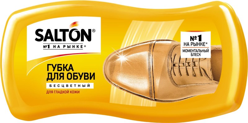 Губка для обуви Salton бесцветная