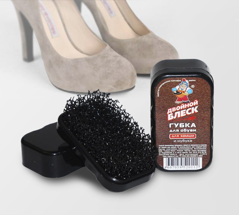 Губка для обуви (замша, велюра, нубук)