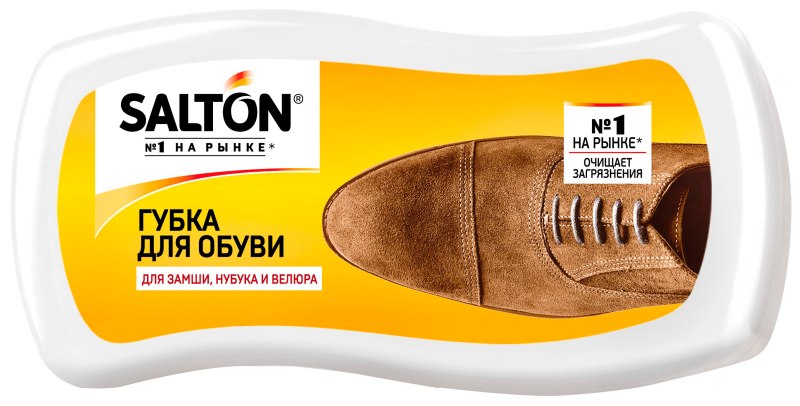 Salton губка-волна для нубука, замши и велюра