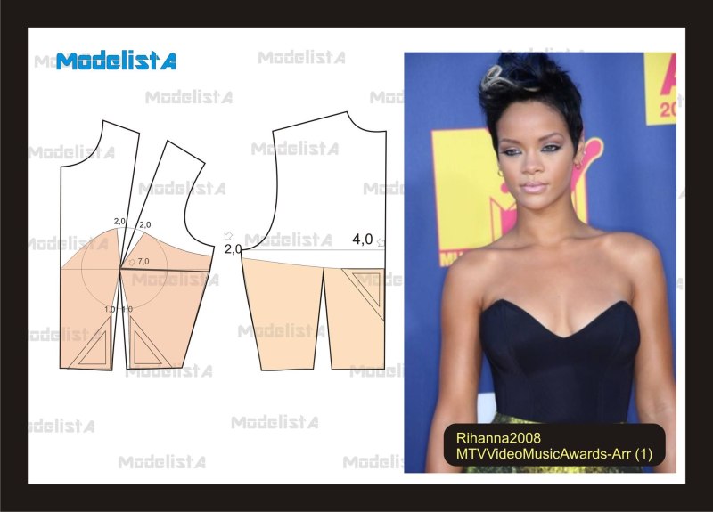 Выкройки топиков для женщин