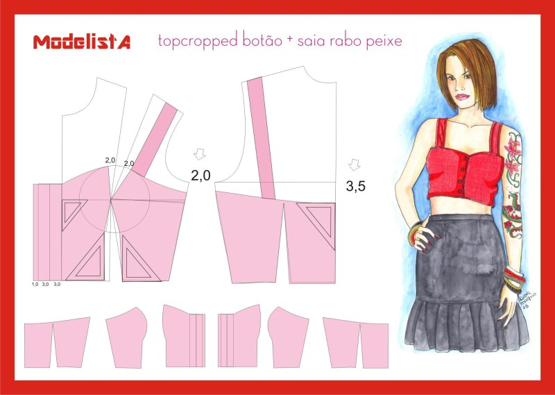 Выкройка топика