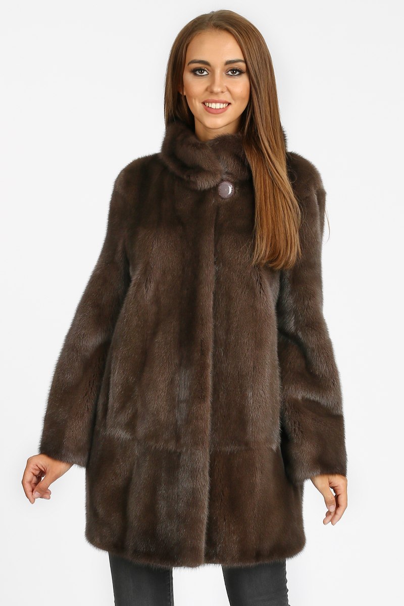 Шуба норковая Capitol коричневая