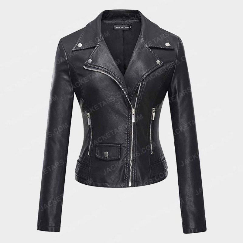 Байкерская кожанка