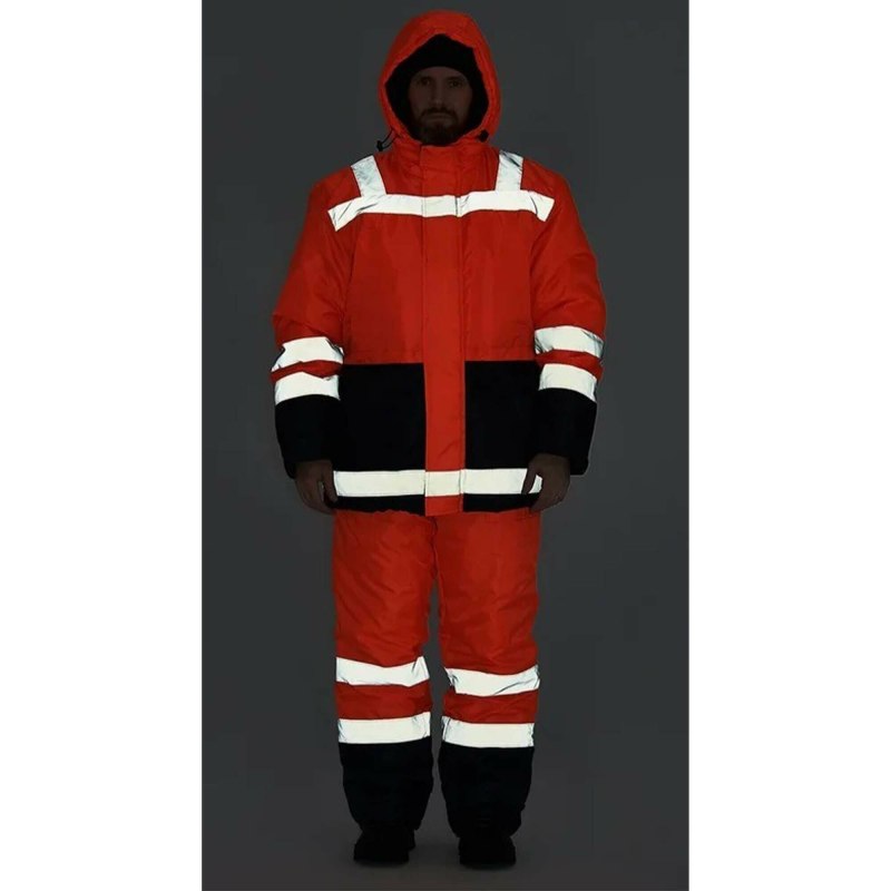 Дорожный оранжевый костюм