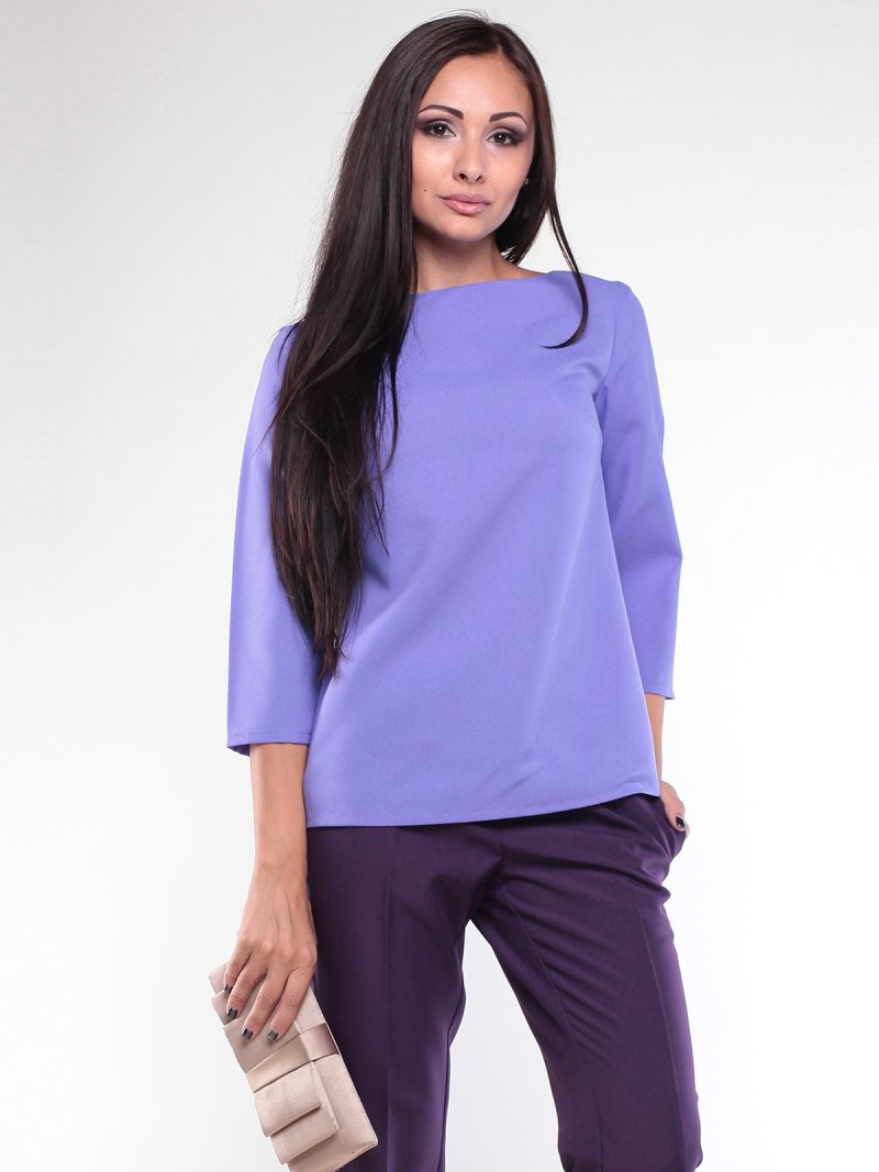 Блузка лавандового цвета