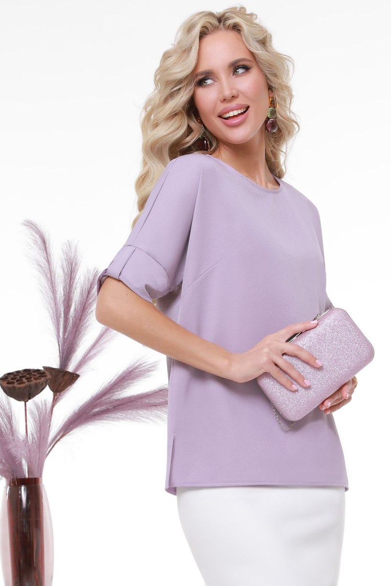 Лавандовая блузка