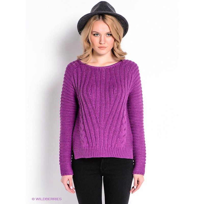 Фиолетовый джемпер женский