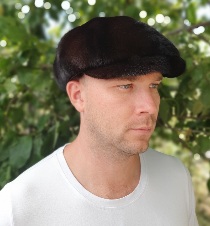 Норковая фуражка восьмиклинка мужская