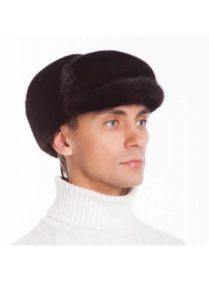 Норковая шапка мужская