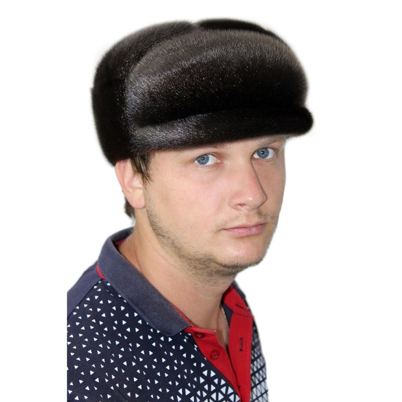 Норковая кепка мужская