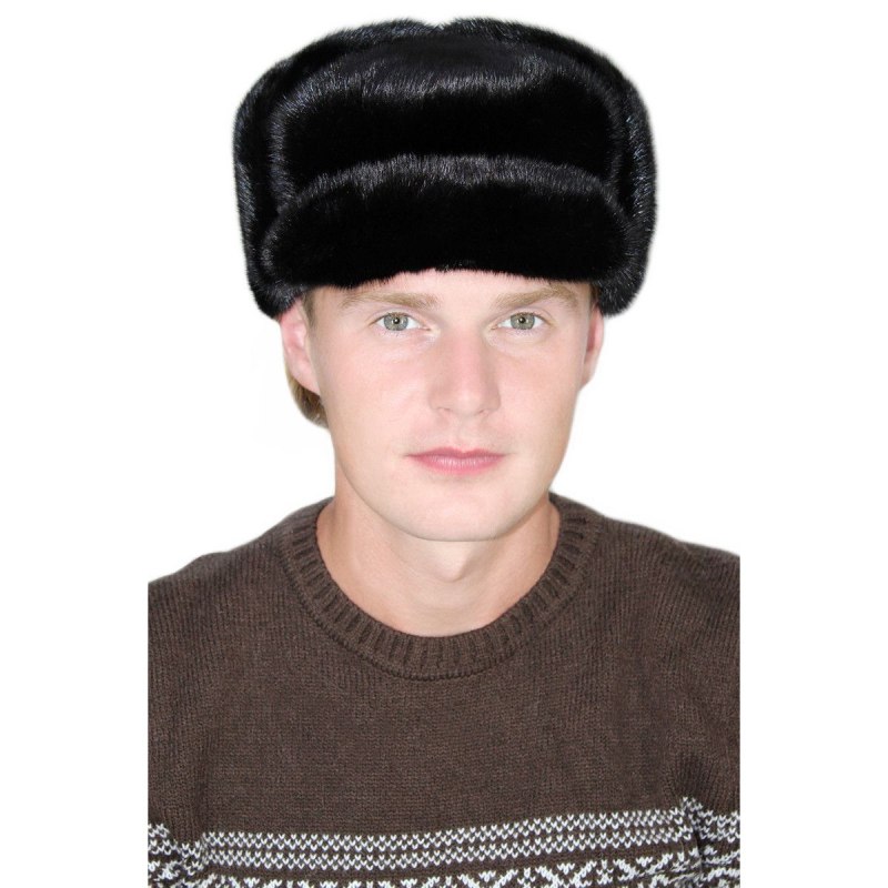 Меховая шапка мужская