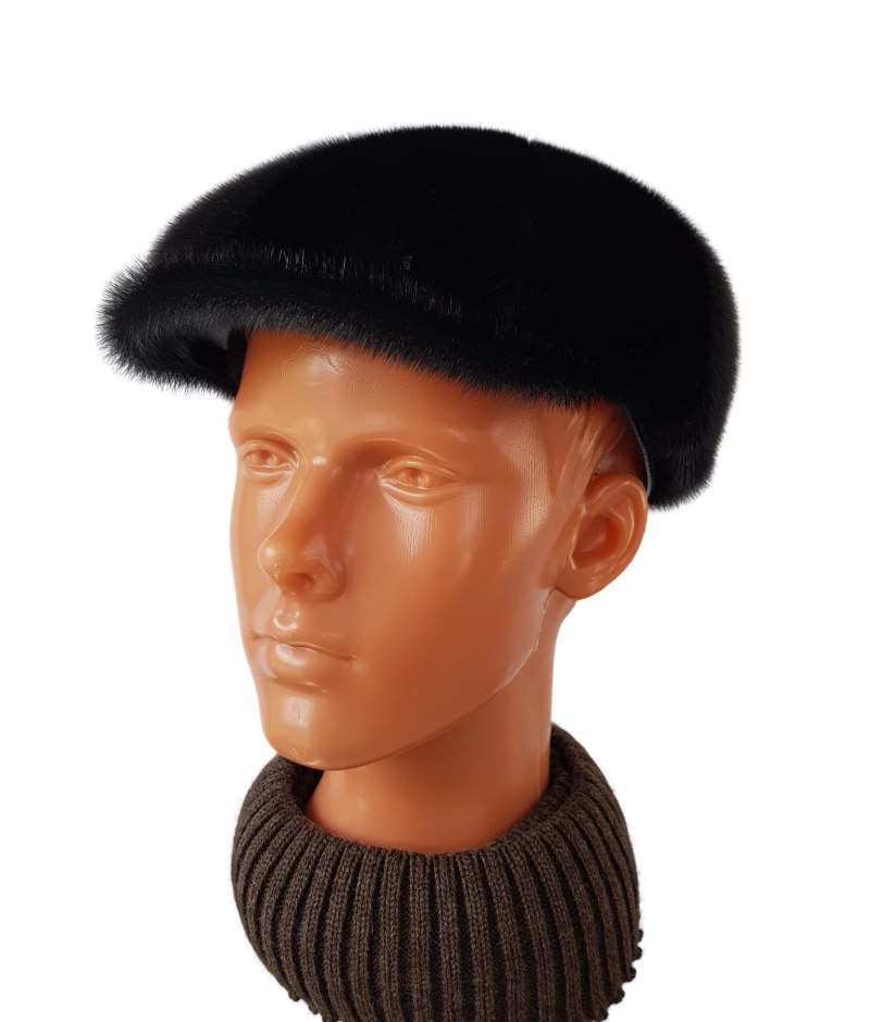 Кепка восьмиклинка мужская овчина